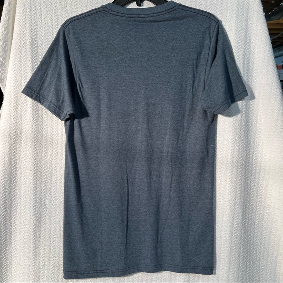 love in faith / blue ‘thankful grateful blessed’ short sleeve tee size small - Picture 3 of 6